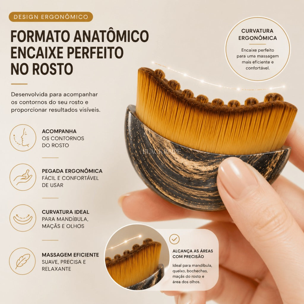 Escova Facial DrenaGlow™ – Moldelle