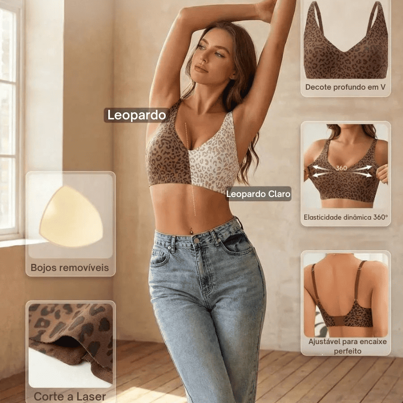 Sutiã Modelador BelleLux™ Sem Aros e Sem Costuras [COMPRE 1 & LEVE 3] + Brindes Position 5