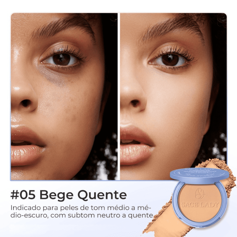 Pó Facial Anti-Rugas e Anti-Oleosidade - SACE LADY [Compre 1 & Leve 2] + Brindes Position 15