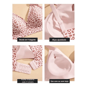 Sutiã Modelador BelleLux™ Sem Aros e Sem Costuras [COMPRE 1 & LEVE 3] + Brindes Position 10