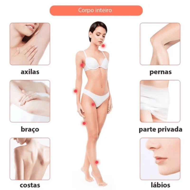 Depilador Elétrico 4 em 1 - DermaBelle® + Brindes Position 5