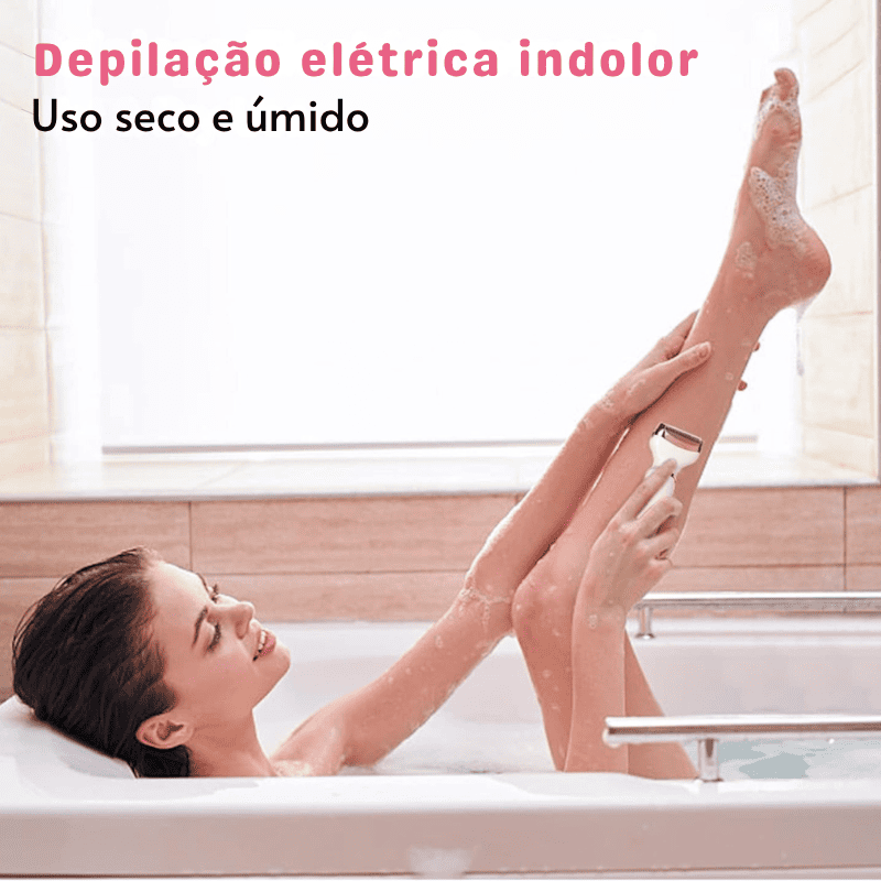 Depilador Elétrico 4 em 1 - DermaBelle® + Brindes Position 12