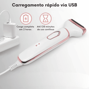 Depilador Elétrico 4 em 1 - DermaBelle® + Brindes Position 8