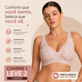 Sutiã Modelador BelleLux™ Sem Aros e Sem Costuras [COMPRE 1 & LEVE 3] + Brindes Position 1